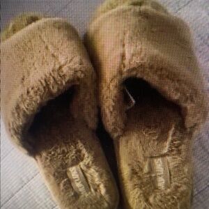 Cozy Tan Kids Slippers